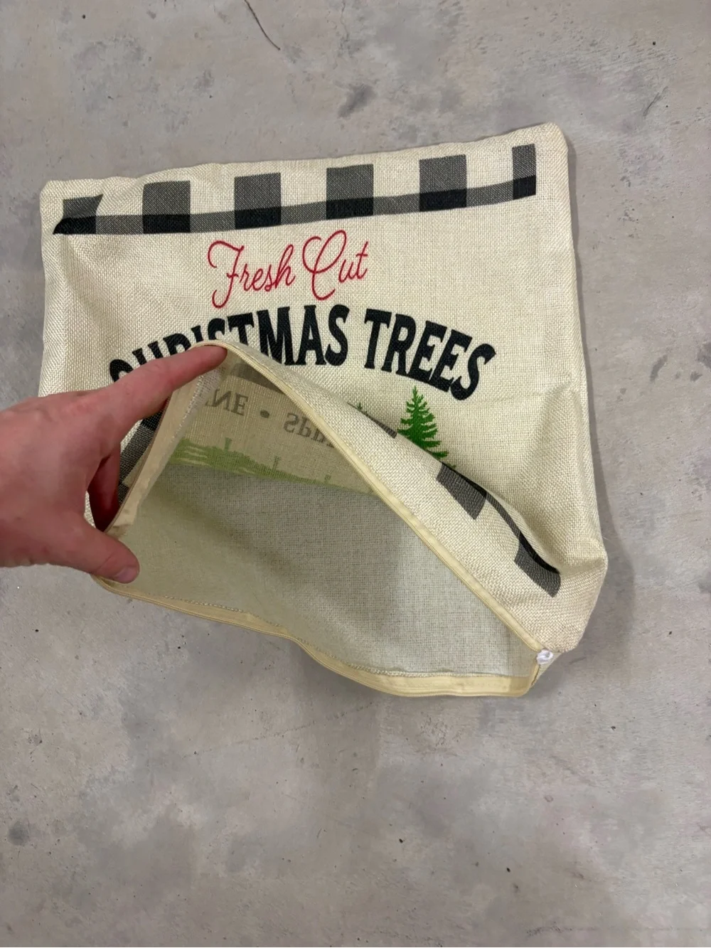 Christmas Holiday Pillow Cover